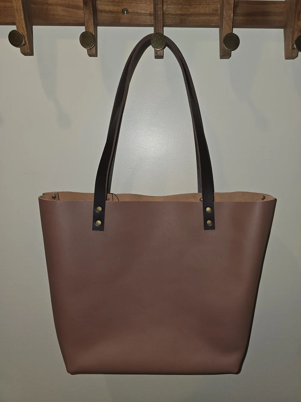 🔥 NWT Portland Leather Large Classic Tote In The Color Sunkissed